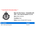 thumbnail image 2 of Mass Air Flow Sensor - Compatible with 2001 - 2012 Audi A8 Quattro 4.2L V8 2002 2003 2004 2005 2006 2007 2008 2009 2010 2011, 2 of 2