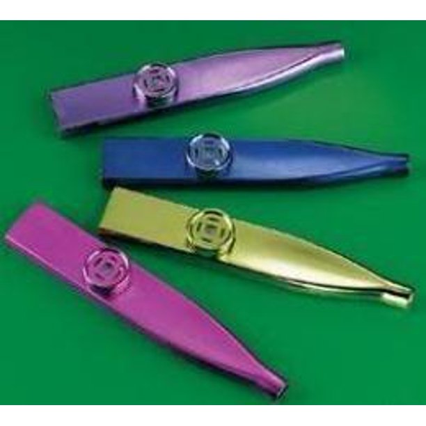 Metallic Colored Plastic Kazoo