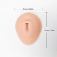thumbnail image 1 of Silicone Ear Nose Tongue Belly Button Piercing Model For Training Photography Display Teaching Equipment, 1 of 6