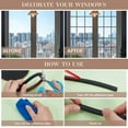 thumbnail image 5 of 10Ft/3Mx10mm Molding Trim Peel and Stick Black Flexible Self Adhesive Waterproof Wall Mirror Corner Edge Tile Trim Ceiling Countertop for DIY, 5 of 5