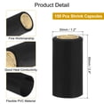 thumbnail image 2 of Uxcell 150Pcs cápsulas de PVC para encoger calor, sellador de botellas de vino, tapa, 30x60mm, negro, 2 of 6
