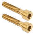 thumbnail image 4 of Bike Handlebar Stem Bolts Lightweight Titanium Alloy Mount for Road Mountain Bicycle, 4 of 7