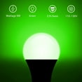 thumbnail image 6 of YANSUN Christmas Red and Green Light Bulbs, 2 Pack LED A19 E26 9W Christmas Light Bulbs, Party Holiday Lighting, Indoor Outdoor Christmas Decoration, 6 of 7