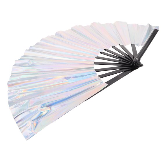 OULII Hand Fan Foldable PVC 1Pack For Events