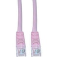 thumbnail image 3 of Cat5e Pink Ethernet Patch Cable, Snagless/Molded Boot, 50 foot, 3 of 3