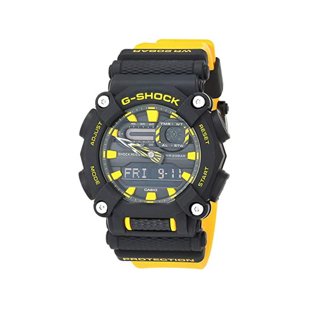 Casio G-Shock GA900A-1A9 Black/Yellow One Watch