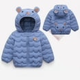 thumbnail image 2 of Jackets for Kids 7-8 4-12 Years Girls Metallic Shine Hooded Puffer Jacket Packable Warmth Padded Winter Coat, 2 of 6