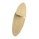 thumbnail image 5 of Estante flotante ovalado para pared, estante de almacenamiento de montaje en pared para comedor y cocina. Estante superior, 5 of 9