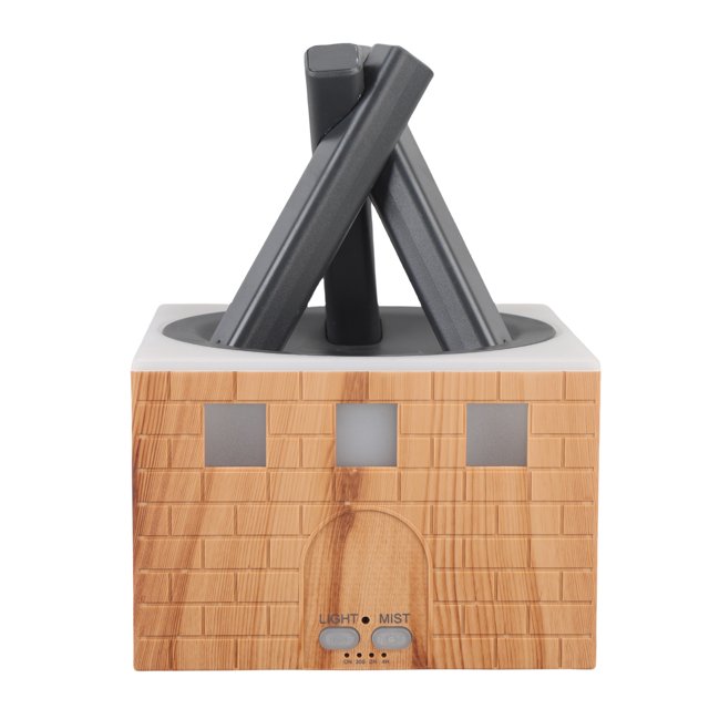 Aromatherapy Diffuser Humidifier, Quiet and Colorful 400ml Essential Oil Air Diffuser Campfire Ornament for Home Office