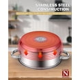 thumbnail image 3 of Cook N Home 8 Quart Stainless Steel Stockpot with Lid, 3 of 8
