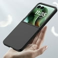 thumbnail image 5 of Dteck Case for Motorola Razr+ 2024/2025,Slim Flip Phone Case,Thin Premium Hard Plastic Matte Anti-Scratch Cover Case for Motorola Razr+ 2024/Motorola Razr+ 2025,Black, 5 of 7