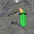thumbnail image 4 of Inktastic My 1st Birthday is Kind of a Big Dill Pickle in Sunglasses Boys or Girls Baby Bodysuit, 4 of 5