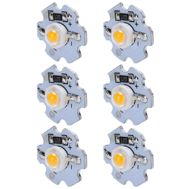 Light Source Chip, Lamp Accessories High Power LED Chip 25Pcs For Flashlights For DIY Lighting Fixtures Yellow Light: 588-590NM