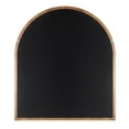 thumbnail image 4 of Kate and Laurel Hatherleigh Modern Transitional Arched Wooden Wall Mirror, 32 x 36, Rustic Brown, Decorative Wood Wide Arch Mirror for Use in Bathroom, Entryway, or Bedroom, 4 of 7