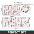 thumbnail image 7 of White Christmas Tree Pattern Kitchen Rugs Sets Of 2,Anti Fatigue Kitchen Mat Rugs Non Slip Washable,Decorative Kitchen Floor Mats for Kitchen,Sink,Laundry,17"x30"+17"x47", 7 of 7