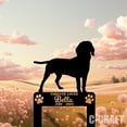 thumbnail image 4 of C-CRAFT Custom Dog Memorial Metal Yard Sign Weather Resistant for Outdoor Garden Decor, 4 of 4