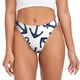 thumbnail image 1 of Balery Navy Blue Anchors Tangas de Algodón para Mujer con Estampado – Ropa Interior Sexy, Transpirable, G-string-X-Small, 1 of 6