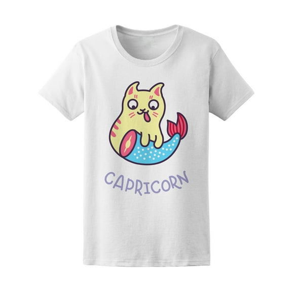 Cat Astrology Sign Capricorn Women T-Shirt - Image by Shutterstock, Female Medium