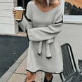 thumbnail image 3 of Maean Womens Sweater Dress Fall Oversized Long Sleeve Pullover Thick Sweaters Trendy Casual Knit Dresses, 3 of 6