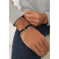 thumbnail image 4 of KUZZOI Men 925 Sterling Silver Cuban Chain, Onyx Bracelet Set 7.48-9.05 inch, 4 of 6