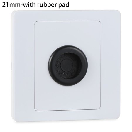 1Pcs Wiring Accessories Cable Organizer Storage With Outlet Hole 86Type Cable Socket Panel Decorative Cover Cable Cover Wall Blank Panel 21MM-WITH RUBBER PAD