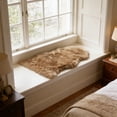 thumbnail image 6 of Roiihwy Ultra Soft Fluffy/Fuzzy Shaggy Area Runner Rugs for Bedroom Living Room, Khaki, 35.43"x23.62", Faux Fur Chair Cover Seat Pad for Bedroom Floor Sofa Living Room, 6 of 6