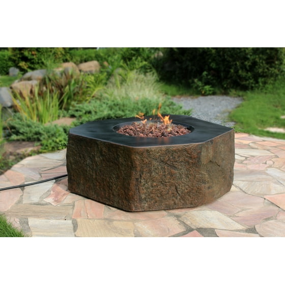 Elementi Outdoor Metropolis Fire Pit Table 56 X 32 Inches Grey Elementi Outdoor Metropolis Fire Pit Table 56 X 32 Inches Grey Durable Bowl Glass Reinforced Concrete Rectangle Natural Gas Patio Place