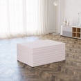 thumbnail image 3 of Pink Foldable Mattress, Zigzag Chevron Grunge, 74.8" x 35.4", Rose Pale Pink White, by Ambesonne, 3 of 6