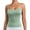Light Green, variant on Square Neck Sleeveless Slim Fit Basic Camisole Top Tank Asymmetric Tunic Berry Top Women Lacy Top Women Tops Stretch Tops for Women Tunic Tops for Women Adjustable Strap Tops for Women Camisole