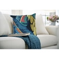 thumbnail image 4 of Liora Manne Visions III Banana Plant Indoor Outdoor Decorative Pillow Aqua, 4 of 7