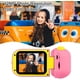 thumbnail image 4 of Cámara para niños Cámara digital para niños Grabadora de video 1080P Cámara digital de 12MP Videocámara con juegos 3-10 años Niñas Niños Regalos Juguete con tarjeta TF de 32GB (Rosa), 4 of 5