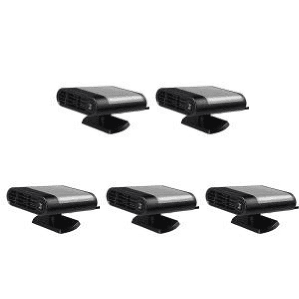 Descongelador Parabrisas Automático 12/24 V Calentador Antivaho Giratorio 360 para Coche (gris Claro)