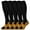 Black with yellow background, variant on 5 Pairs Medical Sport Copper Compression Socks With Anti-slip Silicone for Women & Men Circulation 15-20 mmhg is Best Support for Athletic Running Cycling, Nursing, Travel
