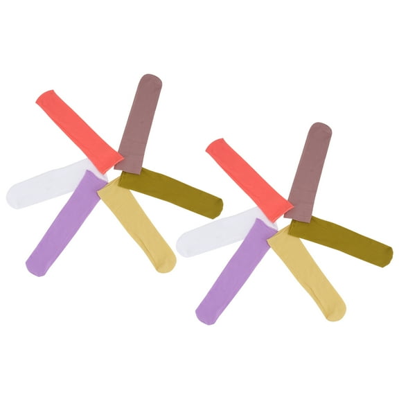 6 Pairs Solid Color Ice Stockings Stuffers' Silk Socks Summer for Woman Comfortable Miss