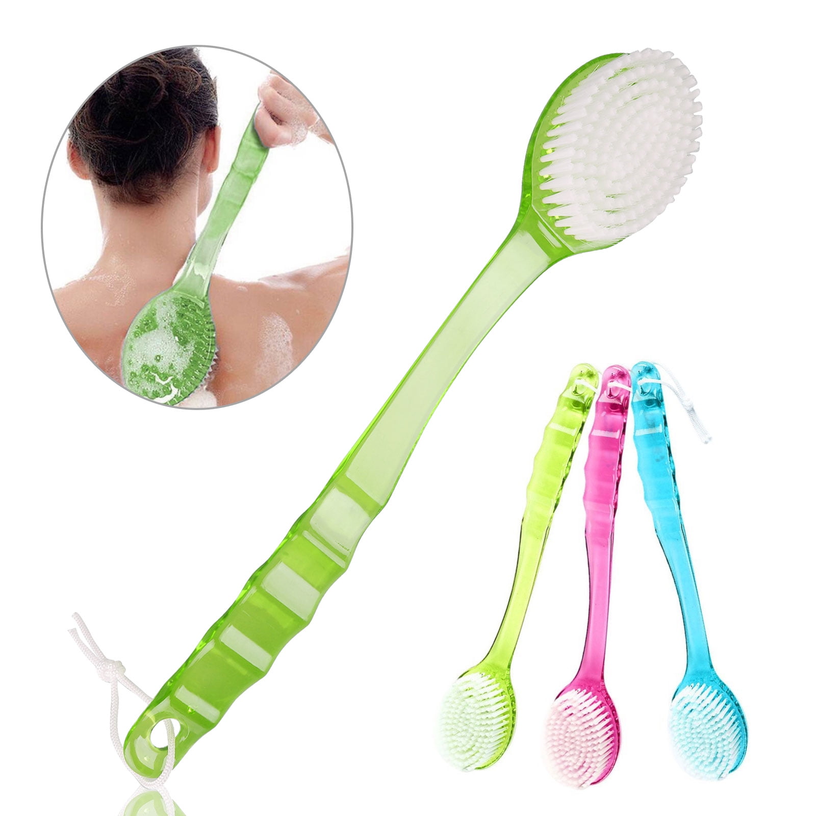 EEEkit Shower Body Brush with Soft Bristles, Long Handle Shower Back