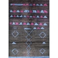 thumbnail image 1 of Ahgly Company Machine Washable Indoor Rectangle Industrial Modern Black Area Rugs, 7' x 9', 1 of 7