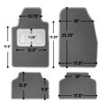 thumbnail image 2 of Universal Fit Ribbed Carpet Floor Mats with Heel Pad (for Cars, Coupes, Small SUVs), 2 of 6