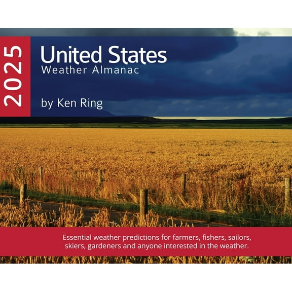 United States of America Weather Almanac 2025 (Hardback), (Hardcover)