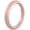 Rose Gold Classic, variant on Women's Stackable Rubber Silicone Ring - Rose Gold Classic Silicone Ring Size 08