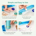 thumbnail image 4 of USB-Rechargeable Handheld Vacuum Sealer Pump Kit with Reusable Bags - Portable, One-Button Operation, Low Noise, Strong Suction for Sous Vide Cooking (Anova/Joule Compatible), Lightweight for, 4 of 6