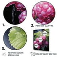 thumbnail image 3 of Designart "Radiant Raspberry In Lustrous Lilac I" Fruits Wall Decor, 3 of 7