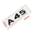 thumbnail image 2 of ZWP ABS Black A 45 Logo A45 Emblem Letters Sticker Nameplate Car Trunk Badge Compatible With A45 Accessories, 2 of 4