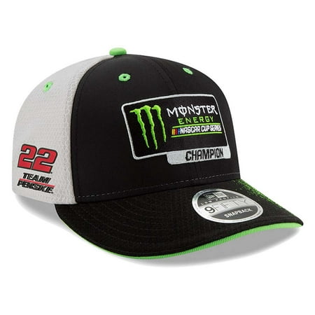 Joey Logano New Era 2018 Monster Energy NASCAR Cup Series Champion Victory Lane 9FIFTY Low Profile Adjustable Hat - - OSFA