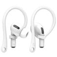 thumbnail image 1 of 2 pares de ganchos para orejas diseñados para Apple AirPods, AirPods Pro y AirPods 1 y 2, antideslizantes, blancos., 1 of 4