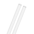 thumbnail image 1 of Tubo de acrílico rígido claro de 2 piezas, ID de 3 mm [0.12"] x OD de 5 mm [0.2"] para sistema de enfriamiento de agua / lámparas / fuentes / acuarios [305 mm / 12 IN], 1 of 7