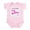 Petal Pink, variant on CafePress - Only Child / Big Sister Infant Bodysuit - Baby Light Bodysuit, Size Newborn - 24 Months