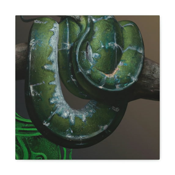 Green Tree Python Beauty - Canvas