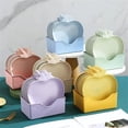 thumbnail image 3 of Wheat Platycodon Creative Cute Tableware serving tray Apple Plate Plastic Baby Snack Plates Vegetable Fruit Dish For Kitchen yellow, 3 of 6