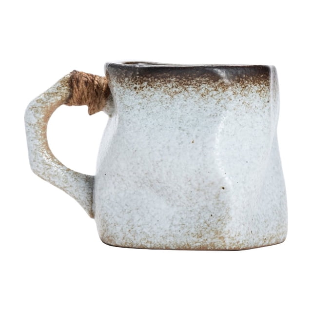 Glazed Ceramic Meditation Coffee Mug Mineral Crystal Glaze Tea Cup Unique Handcrafted Drinkware with Natural Pattern