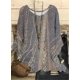 thumbnail image 1 of Jersey de manga larga para mujer, Camiseta con estampado de nuevo diseño, cuello redondo, holgado, talla grande, elegante, Vintage, otoño e invierno, 2022, 1 of 4